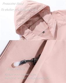 img 2 attached to VtuAOL Casual Waterproof Windproof Windbreaker Women's Clothing and Coats, Jackets & Vests