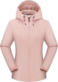 img 4 attached to VtuAOL Casual Waterproof Windproof Windbreaker Women's Clothing and Coats, Jackets & Vests