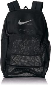 img 4 attached to 🎒 Black and White Nike Brasilia Backpack: Ideal Backpacks for Casual Daypacks