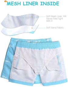 img 3 attached to 👶 MaaMgic Toddler Bathing Suit Swimwear for Boys' Clothing