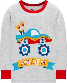 img 2 attached to 🏻 Adorable Boys' Christmas Pajamas: Festive Sleepwear & Robes for Children