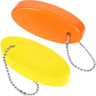 ⛵ boating, fishing, and sailing key float - oval foam floating keychain for outdoor sports logo