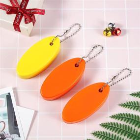 img 1 attached to ⛵ Boating, Fishing, and Sailing Key Float - Oval Foam Floating Keychain for Outdoor Sports