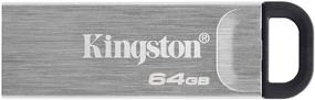 img 4 attached to Kingston DataTraveler Kyson 64GB: High Performance USB 3.2 Metal Flash Drive, Up to 200MB/s Speeds