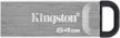 kingston datatraveler kyson 64gb: high performance usb 3.2 metal flash drive, up to 200mb/s speeds logo