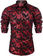 👔 coofandy stylish men's fashion shirts for nightclub and casual wear logo