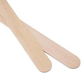 img 1 attached to 🪒 Hedume 600 Pack Large Wide Wax Sticks: Premium Wood Wax Spatula Applicator for Effective Body Hair Removal and Craft Projects