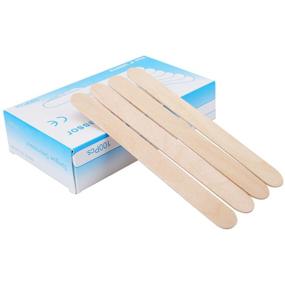 img 2 attached to 🪒 Hedume 600 Pack Large Wide Wax Sticks: Premium Wood Wax Spatula Applicator for Effective Body Hair Removal and Craft Projects