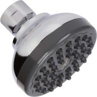high pressure water saver shower head - boost low flow showers, 2.5 gpm - chrome logo