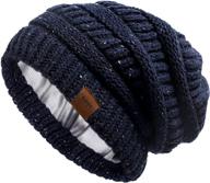 winter knitted beanie slouchy washed outdoor recreation in climbing logo