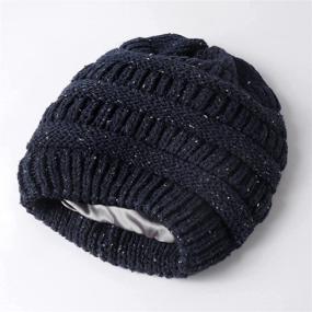 img 1 attached to Winter Knitted Beanie Slouchy Washed Outdoor Recreation in Climbing