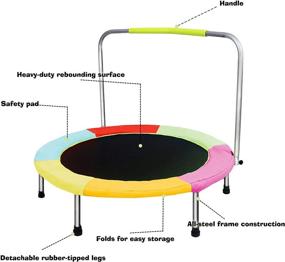 img 2 attached to ALPIKA Trampolines Trampoline Foldable Rebounder