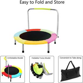 img 1 attached to ALPIKA Trampolines Trampoline Foldable Rebounder
