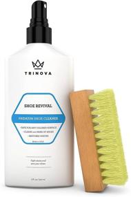 img 4 attached to 👟 TriNova Shoe Cleaner Kit: Premium Cleaning Solution for Tennis, Sneakers, Boots & More – Eliminate Dirt and Stains Effortlessly! Includes Free 8oz Brush