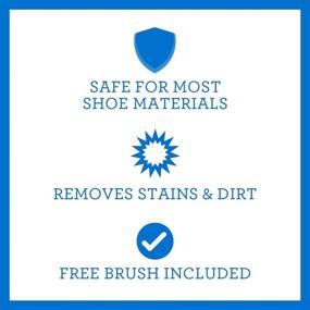 img 3 attached to 👟 TriNova Shoe Cleaner Kit: Premium Cleaning Solution for Tennis, Sneakers, Boots & More – Eliminate Dirt and Stains Effortlessly! Includes Free 8oz Brush