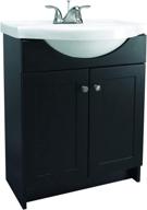 🏠 design house 541680 espresso vanity cabinet: stylish 2-door vanity combo for compact spaces logo