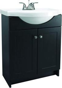 img 4 attached to 🏠 Design House 541680 Espresso Vanity Cabinet: Stylish 2-Door Vanity Combo for Compact Spaces