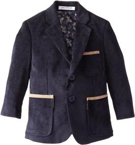 img 2 attached to 👔 Stylish and Durable Isaac Mizrahi Little Corduroy Blazer for Boys