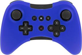 img 2 attached to Optimized Full Body Protection Soft Silicone Rubber Case Skin for Wii U Pro Controller - Dark Blue