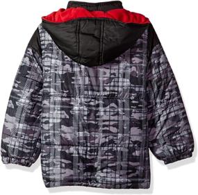 img 1 attached to IXtreme Toddler Print Colorblock Puffer