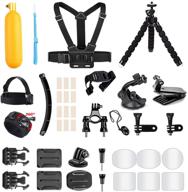 📸 ultimate 14-in-1 akaso outdoor sports action camera accessories kit for akaso ek7000/ ek7000 pro/brave 4/ brave 7 le/ v50x/ v50 pro/ v50 elite/go pro hero 9 in swimming and more logo