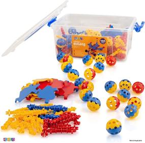 img 1 attached to Building Toys for Kids by Play22 - Set of 165 Pieces