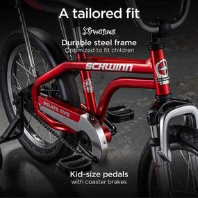 img 1 attached to 🚲 Schwinn Krate Evo Classic Kids Bike: 16-Inch Wheels, Ages 3-5, Removable Training Wheels, Coaster Brakes, Multiple Colors