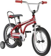 🚲 schwinn krate evo classic kids bike: 16-inch wheels, ages 3-5, removable training wheels, coaster brakes, multiple colors logo