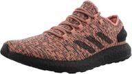 adidas mens pureboost pink black logo