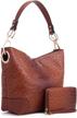mkf collection mia k farrow women's handbags & wallets for hobo bags logo