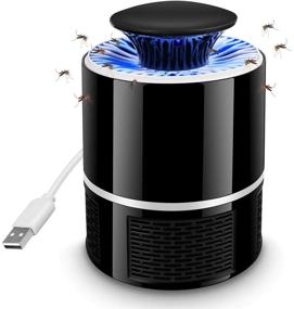 img 4 attached to AICase Electric Mosquito Killer: Powerful USB UV Lamp Bug Zappers 🦟 for No Noise, No Radiation Insect Elimination - Perfect Indoor Home Flies Trap