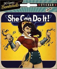 img 1 attached to Ata Boy Comics Bombshells Wonder Sticker