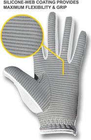 img 3 attached to White Breathable Golf Glove for Women - Superior Fit, Long Lasting by CaddyDaddy