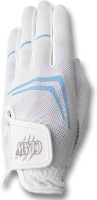 img 4 attached to White Breathable Golf Glove for Women - Superior Fit, Long Lasting by CaddyDaddy