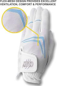 img 2 attached to White Breathable Golf Glove for Women - Superior Fit, Long Lasting by CaddyDaddy