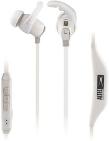 img 1 attached to 🎧 Altec Lansing MZW101-WHT Bluetooth Earphones, Waterproof In-Ear Earbuds with 6-Hour Battery Life, USB Charge Cable & On-Board Microphone – 33-Ft Wireless Range, White