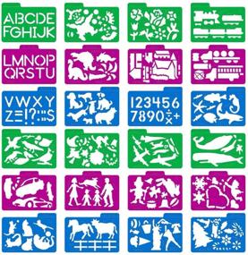 img 3 attached to Essential Learning Products Stencil 24 Pack