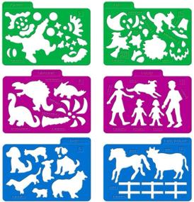 img 1 attached to Essential Learning Products Stencil 24 Pack