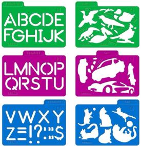 img 2 attached to Essential Learning Products Stencil 24 Pack