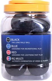 img 2 attached to Python Black Racquetballs: Long-Lasting Value Pack of 12 Balls for High-Intensity Rally Play!