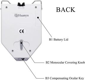 img 2 attached to 🔍 Huanyu Optical Digital Pupilometer | 45-82mm Pupil Meter PD Meter | Pupil Distance Meter Optical Instrument | CE Approved (LY-9AT)