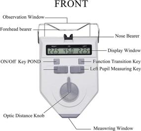 img 3 attached to 🔍 Huanyu Optical Digital Pupilometer | 45-82mm Pupil Meter PD Meter | Pupil Distance Meter Optical Instrument | CE Approved (LY-9AT)