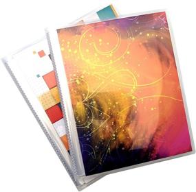 img 3 attached to 📸 6x8 Photo Albums 30 Pocket Pack of 2 - Store and Display Up to 30 6x8 Photos in Clear Pockets - Large Format Album