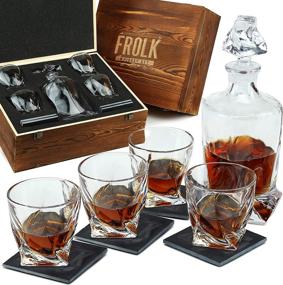 img 4 attached to Enchanting Whiskey Gift Set for Men and Women: A Perfect Present!