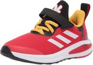 π adidas fortarun mickey track and field shoe for unisex kids logo