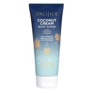 🥥 pacifica coconut cream body scrub 6 oz: luxurious exfoliation for silky smooth skin logo