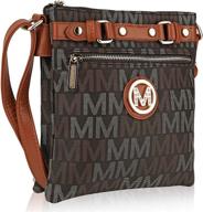 mkf collection signature mia farrow women's handbags & wallets for crossbody bags logo