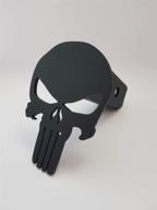 π§ steel & powder coated punisher trailer hitch cover - enhanced for seo logo