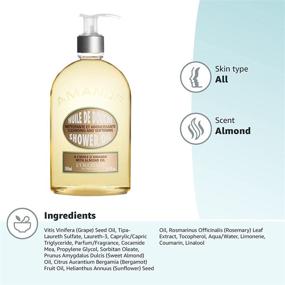 img 1 attached to LOccitane Cleansing Softening Almond Shower