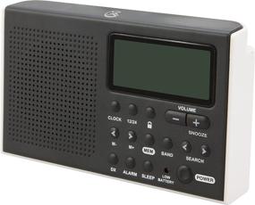 img 1 attached to 📻 GPX R616W Shortwave Radio - Black, Compact Size (5.07" x 1.36" x 3.12") - Battery Operated (2 AA Batteries Required)